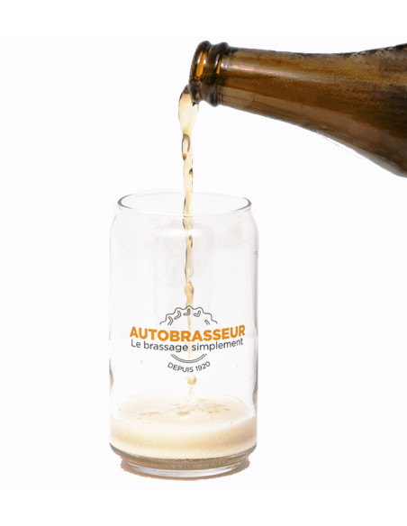 Brasser sa propre bière : Verre "canette" Autobrasseur 50cl - VERRE/CAN/50CL