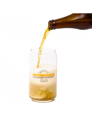 Brasser sa propre bière : Verre "canette" Autobrasseur 50cl - VERRE/CAN/50CL