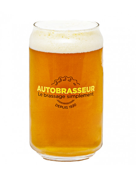 Brasser sa propre bière : Verre "canette" Autobrasseur 50cl - VERRE/CAN/50CL