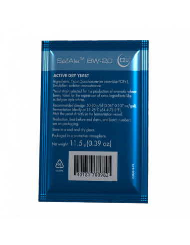 Brasser sa propre bière : SafAle™ BW-20 - 11.5 gr - 050.048.8