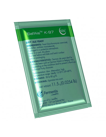 Brasser sa propre bière : SafAle™ K-97 - 11,5 g - 050.015.7