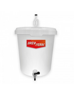 Brasser sa propre bière : Seau de fermentation 30L gradué (complet) - 017.703.1