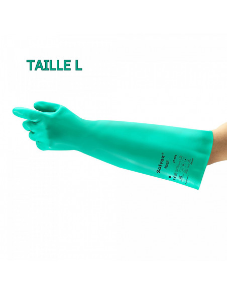 Brasser sa propre bière : Gants de brasseur - taille L (9) - AlphaTec® Solvex - 004.301.L Brasser sa propre bière : Gants de brasseur - taille L (9) - AlphaTec® Solvex - 004.301.L