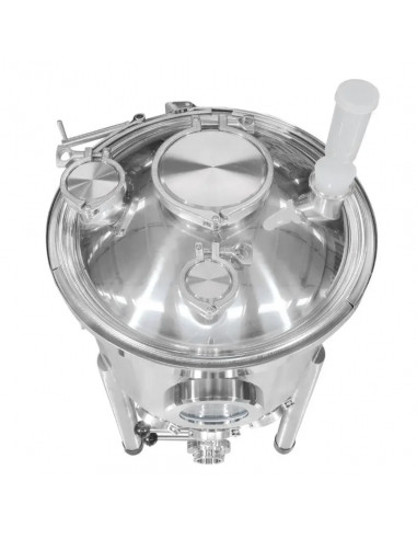 Brasser sa propre bière : Cuve de fermentation 30L en inox - Conicus Pro - 503911 Brasser sa propre bière : Cuve de fermentation 30L en inox - Conicus Pro - 503911