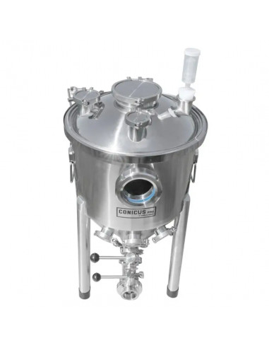 Brasser sa propre bière : Cuve de fermentation 30L en inox - Conicus Pro - 503911 Brasser sa propre bière : Cuve de fermentation 30L en inox - Conicus Pro - 503911