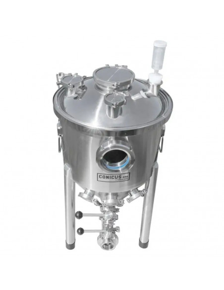 Brasser sa propre bière : Cuve de fermentation 30L en inox - Conicus Pro - 503911 Brasser sa propre bière : Cuve de fermentation 30L en inox - Conicus Pro - 503911