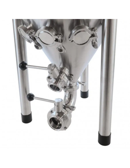 Brasser sa propre bière : Cuve de fermentation 30L en inox - Conicus Pro - 503911 Brasser sa propre bière : Cuve de fermentation 30L en inox - Conicus Pro - 503911