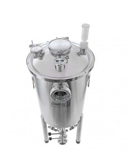 Brasser sa propre bière : Cuve de fermentation 55L en inox - Conicus Pro - 503912