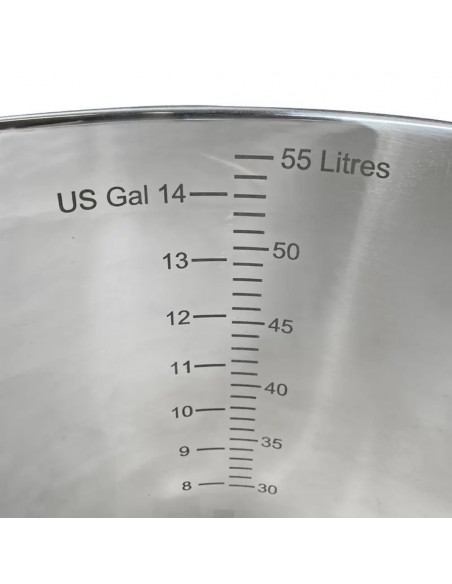 Brasser sa propre bière : Cuve de fermentation 55L en inox - Conicus Pro - 503912