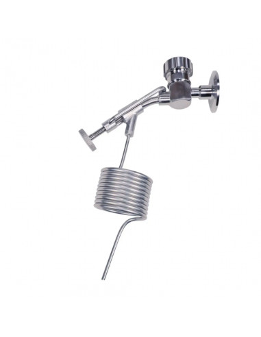 Brasser sa propre bière : Robinet D'échantillonnage Tri-Clamp 1,5" Type 2 Avec Bobine D'échantillonnage En Queue De Cochon - ...