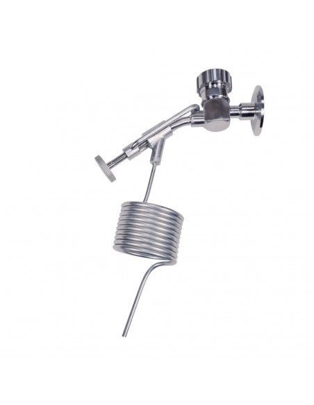 Brasser sa propre bière : Robinet D'échantillonnage Tri-Clamp 1,5" Type 2 Avec Bobine D'échantillonnage En Queue De Cochon - ...