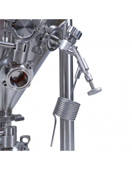 Brasser sa propre bière : Robinet D'échantillonnage Tri-Clamp 1,5" Type 2 Avec Bobine D'échantillonnage En Queue De Cochon - ...