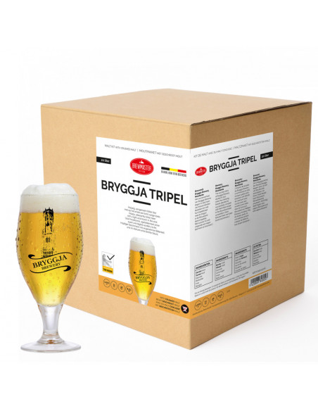 Brasser sa propre bière : Bryggja Tripel - 20L - concassé - 056.013.6G