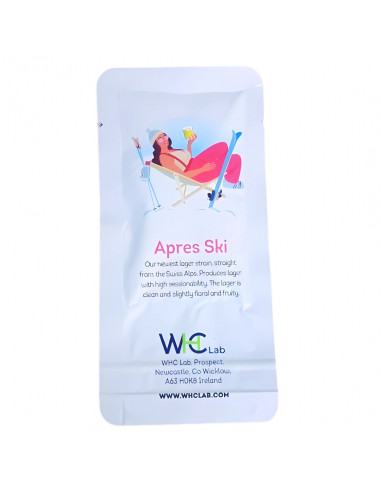 Brasser sa propre bière : Après-Ski - Levure de bière blonde croustillante - Déshydratée WHC Lab - 62.001 Brasser sa propre bière : Après-Ski - Levure de bière blonde croustillante - Déshydratée WHC Lab - 62.001