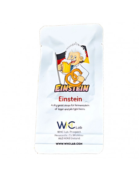 Brasser sa propre bière : Einstein - Levure German Lager - Déshydratée WHC Lab - 62.009 Brasser sa propre bière : Einstein - Levure German Lager - Déshydratée WHC Lab - 62.009