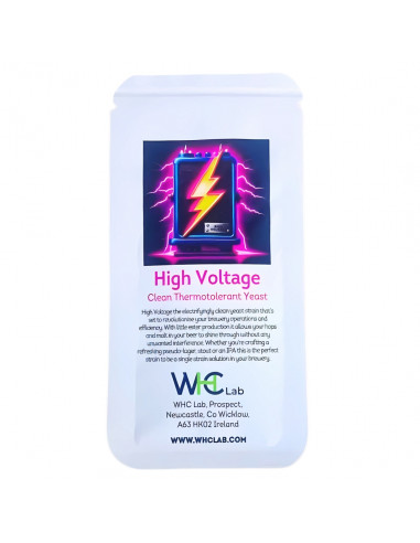 Brasser sa propre bière : High Voltage - Levure Thermo-tolérante et Propre - Déshydratée WHC Lab - 62.018