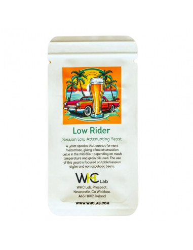Brasser sa propre bière : Low Rider - Sans alcool / Levure peut atténuante - Déshydratée (11gr) WHC Lab - 62.021