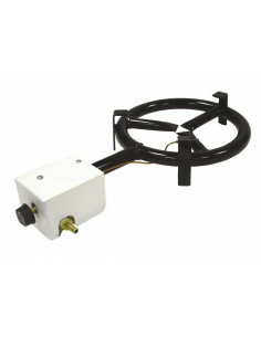 Brasser sa propre bière : bruleur à gaz naturel 30cm 7kw + pare-flammes - 057.141.4