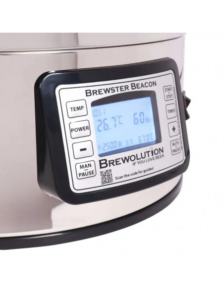 Brasser sa propre bière : Brewster Beacon 40 - Cuve de brassage automatisée - 500000