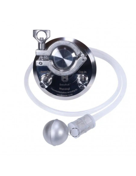 Brasser sa propre bière : Pack couvercle pression BrewBuilt avec tube plongeur flottant - 503989