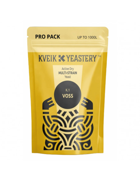 Brasser sa propre bière : K.1 Voss Yeastery levure de bière sèche bio - 300 gr - 050.220.300