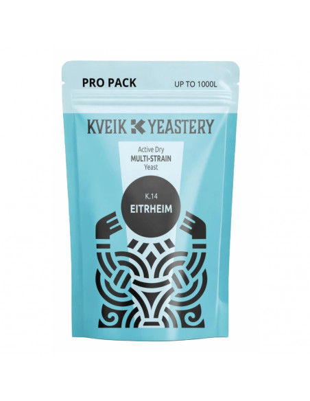 Brasser sa propre bière : K.14 Eitrheim Kveik Yeastery levure de bière sèche bio - 300 gr - 050.222.300