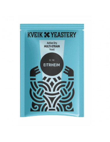 Brasser sa propre bière : K.14 Eitrheim Kveik Yeastery levure de bière sèche bio - 7 gr - 050.222.7