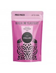 Brasser sa propre bière : K.22 Stalljen Kveik Yeastery levure de bière sèche bio - 300 gr - 050.223.300