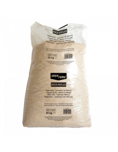 Brasser sa propre bière : Brewferm coques de riz - (Paille de riz) - 055.080.6