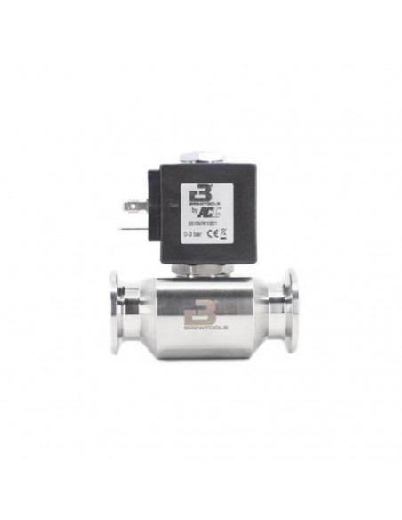 Brasser sa propre bière : Électrovanne, TC34mm, NF, DC24V Ø4.5 0-3 bar, orifice de 4,5 mm - 7713021
