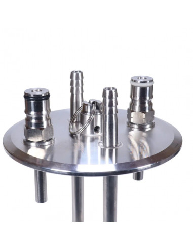 Brasser sa propre bière : Couvercle avec refroidisseur à serpentin pour Conicus Pro 105L - 503909 Brasser sa propre bière : Couvercle avec refroidisseur à serpentin pour Conicus Pro 105L - 503909