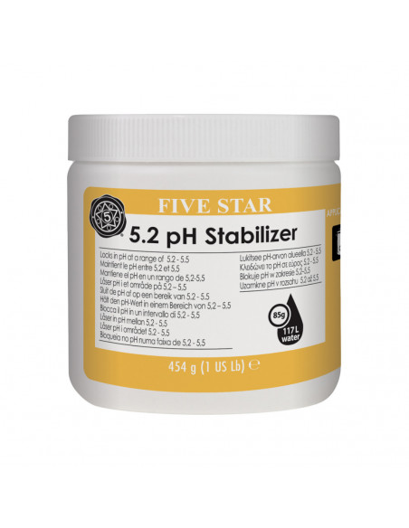 Brasser sa propre bière : 5,2 pH Stabilizer Five Star 454 gr - 004.176.4GBL