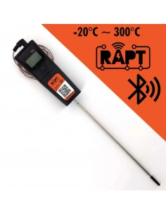 Brasser sa propre bière : Thermomètre Bluetooth -20 à 300 °C - Sonde HTC 20 cm - RAPT - KL24334