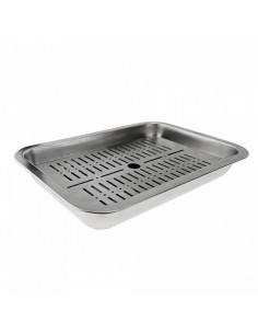 Brasser sa propre bière : Plateau en inox avec égouttoir - Brew Monk - 017.074.6