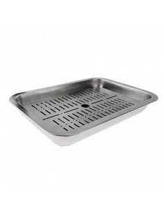 Brasser sa propre bière : Plateau en inox avec égouttoir - Brew Monk - 017.074.6