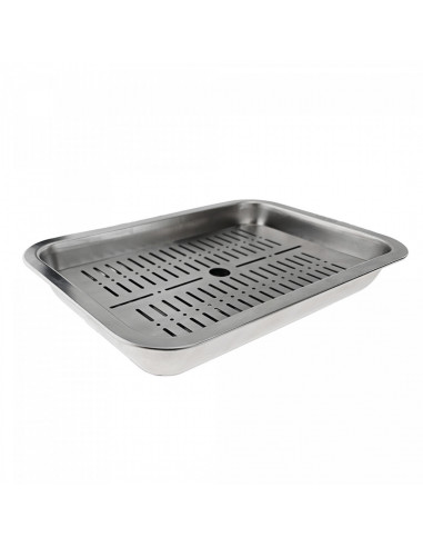 Brasser sa propre bière : Plateau en inox avec égouttoir - Brew Monk - 017.074.6