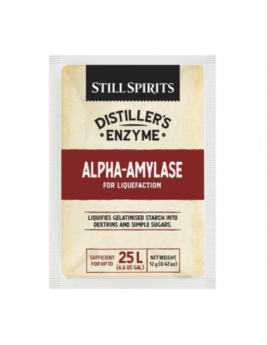 Brasser sa propre bière : Enzyme Alpha-amylase - 12 gr - 50228