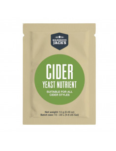 Brasser sa propre bière : Nutriment pour le cidre Mangrove Jack's - 14gr - 10868