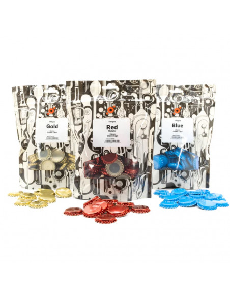 Brasser sa propre bière : Capsules couronnes 26 mm Houblon - 100 pcs - 110316 Brasser sa propre bière : Capsules couronnes 26 mm Houblon - 100 pcs - 110316