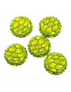 Brasser sa propre bière : Capsules couronnes 26 mm Houblon - 100 pcs - 110316