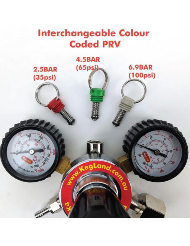 Brasser sa propre bière : Soupape de décharge de pression de type Cornelius (PRV) (GRIS 100 psi / 7 bar) - KL03070