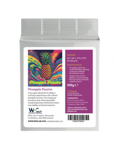 Brasser sa propre bière : Pineapple Passion- Psychedelic IPA - Déshydratée WHC Lab - 62.022