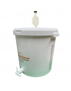 Brasser sa propre bière : Seau de fermentation 30L gradué (complet) - Autobrasseur - 30LGAUTO