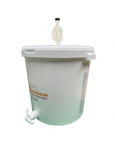 Brasser sa propre bière : Seau de fermentation 30L gradué (complet) - Autobrasseur - 30LGAUTO