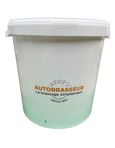Brasser sa propre bière : Seau 30L avec graduation et couvercle - non percé - 30LNPB