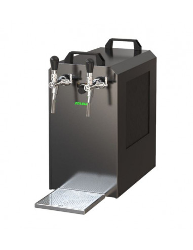Brasser sa propre bière : Tireuse à bière froid sec STREAM 80L/H (2 bec) compresseur - STREAM80K Brasser sa propre bière : Tireuse à bière froid sec STREAM 80L/H (2 bec) compresseur - STREAM80K