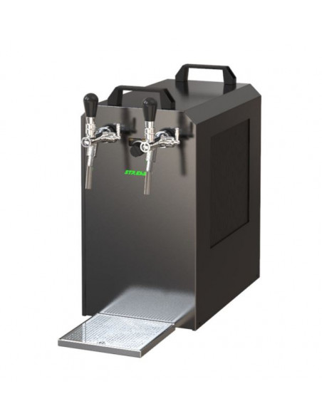 Brasser sa propre bière : Tireuse à bière froid sec STREAM 80L/H (2 bec) compresseur - STREAM80K Brasser sa propre bière : Tireuse à bière froid sec STREAM 80L/H (2 bec) compresseur - STREAM80K