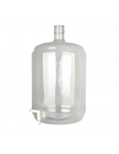 Brasser sa propre bière : Dame Jeanne Bonbonne plastique PET 23L avec robinet - 017.131.23