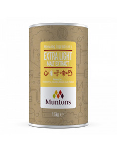 Brasser sa propre bière : Extrait de malt liquide Muntons extra blond 1,5 kg - 052.101.3