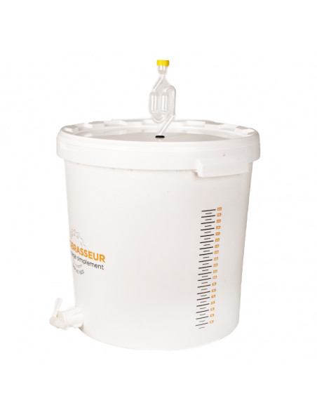 Brasser sa propre bière : Seau de fermentation 30L gradué (complet) - Autobrasseur - 30LGAUTO